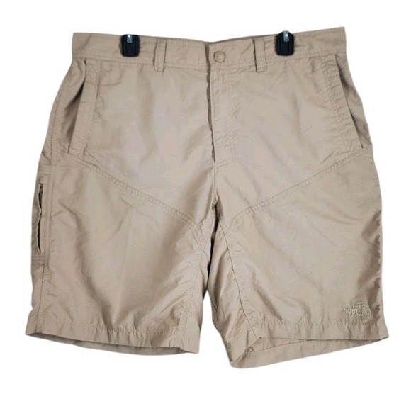 North Face Shorts Men 38 Khaki Beige Lightweight Outdoor Hiking Gorpcore (37x10) - Picture 1 of 12